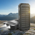 Solar Portable Power Bank Waterproof Phone Charger for Camping