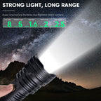 LED Flashlight USB Rechargeable High Lumen Handheld Torch