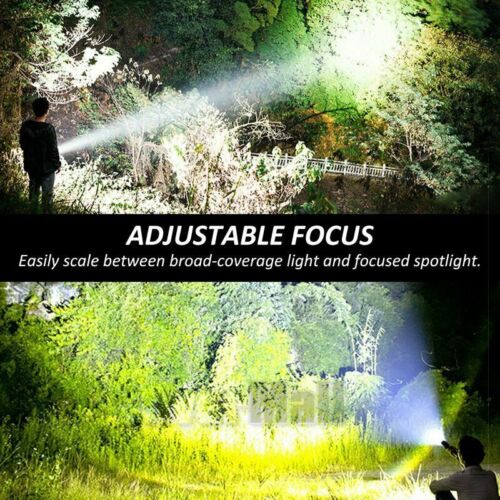 LED Flashlight USB Rechargeable High Lumen Handheld Torch