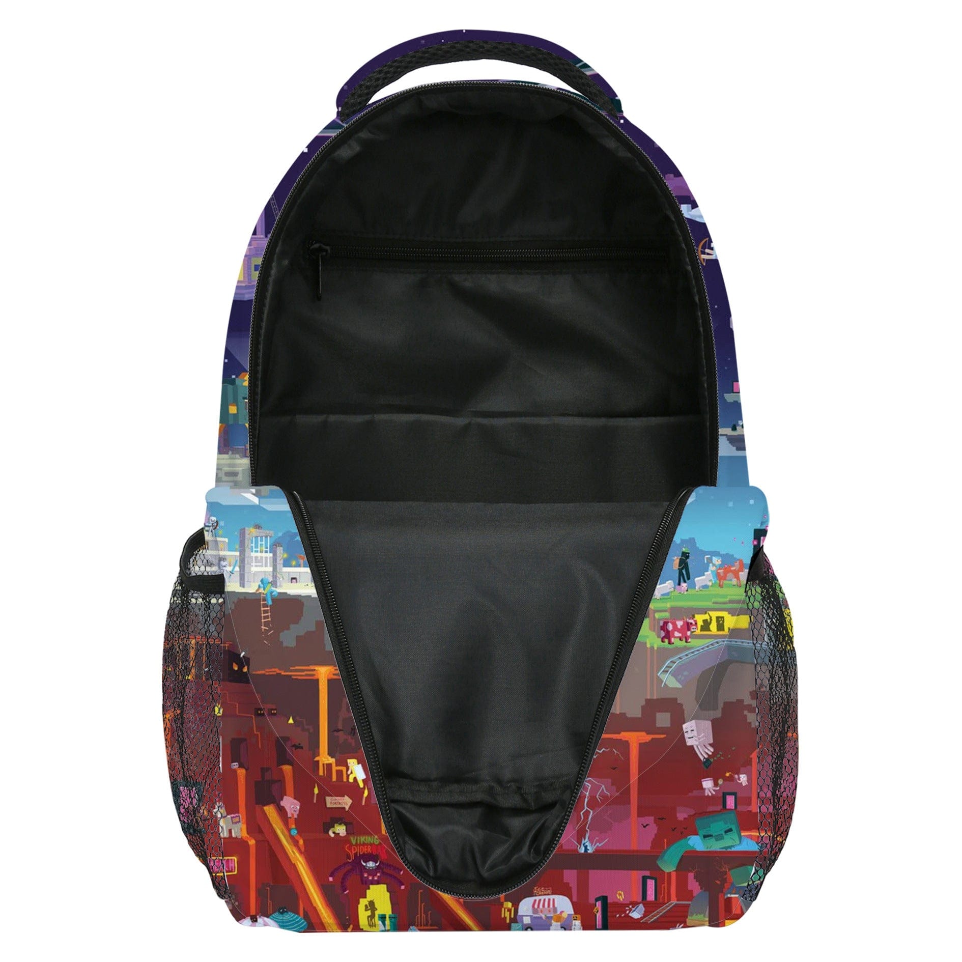 Video Game Backpack Rucksack Square Laptop Bag