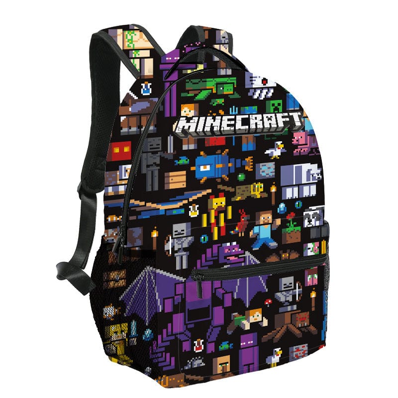 Video Game Backpack Rucksack Square Laptop Bag