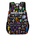 Video Game Backpack Rucksack Square Minecraft Style