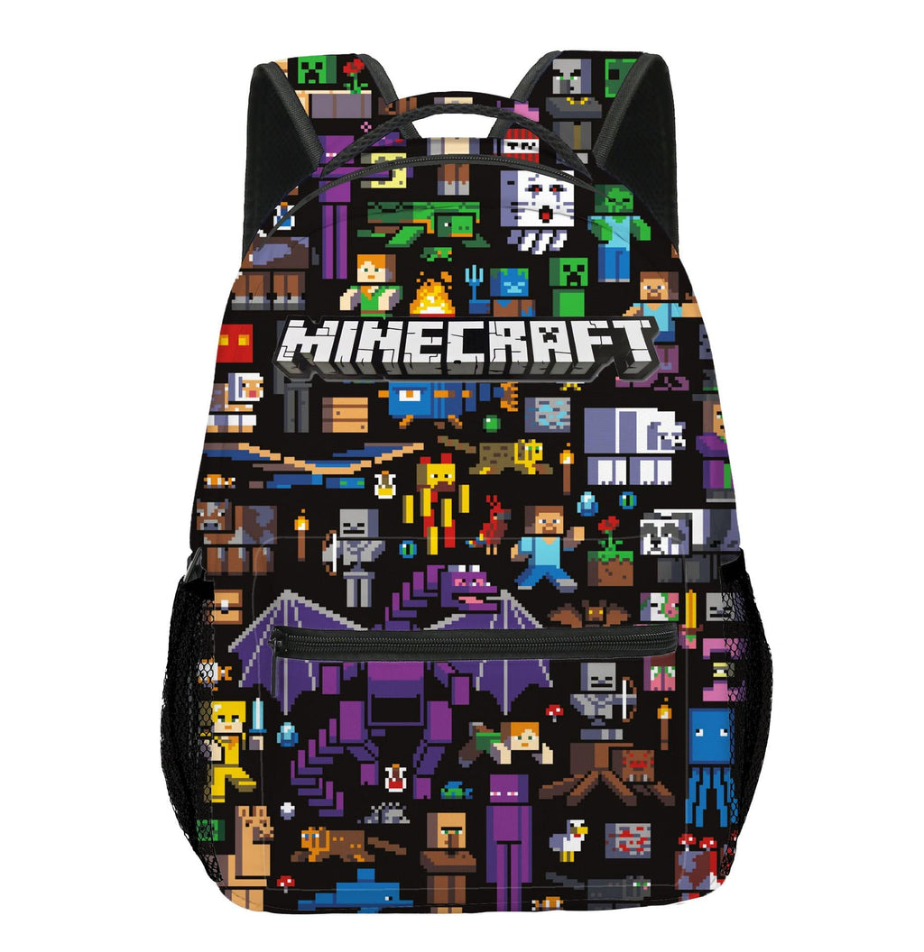 Video Game Backpack Rucksack Square Laptop Bag