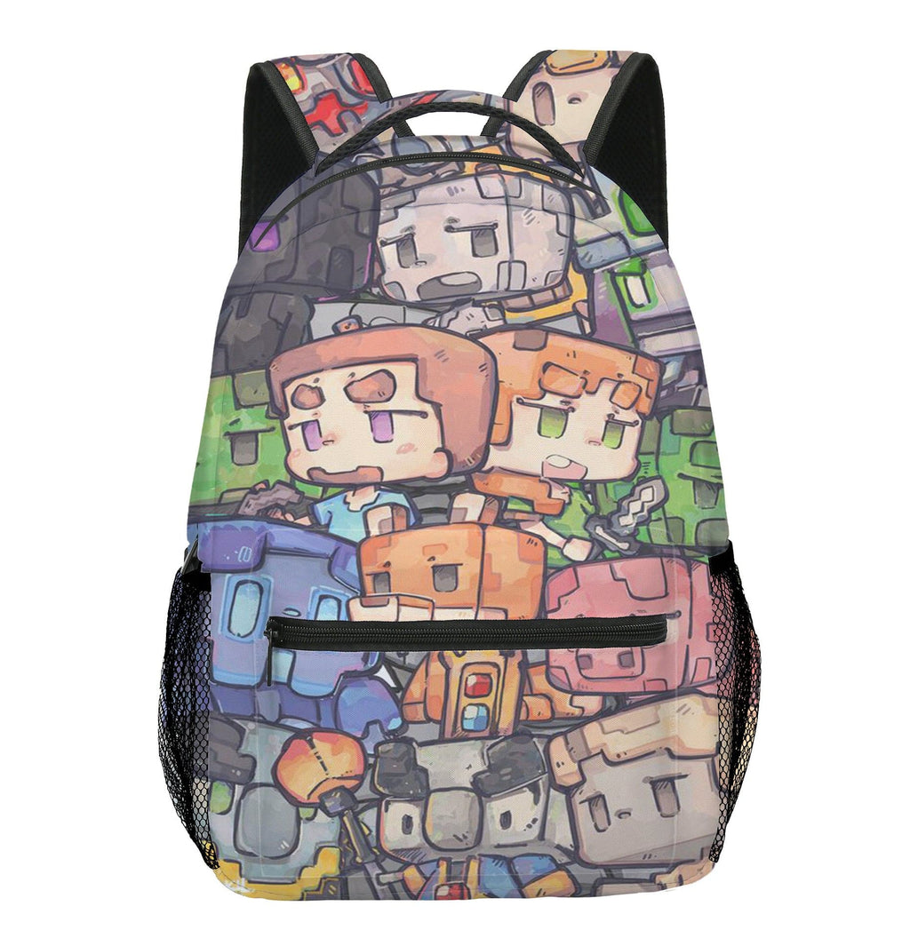 Video Game Backpack Rucksack Square Laptop Bag