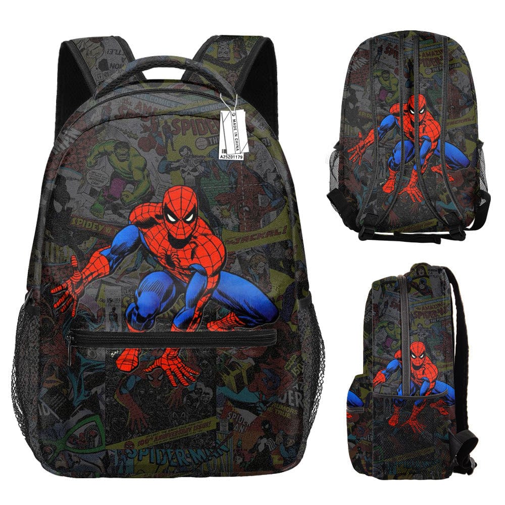 Children's Spiderman Backpack School Bag Superhero Shaped Backpack
