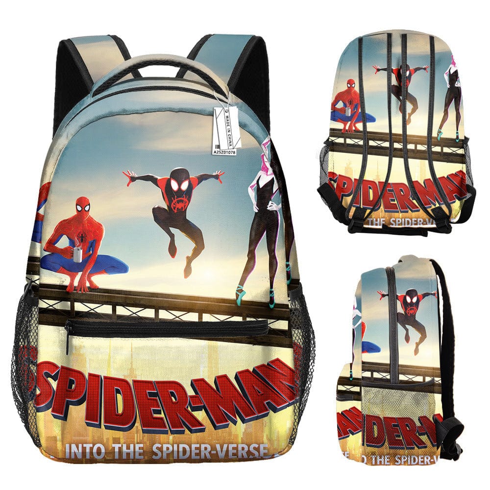 Children's Spiderman Backpack School Bag Superhero Shaped Backpack
