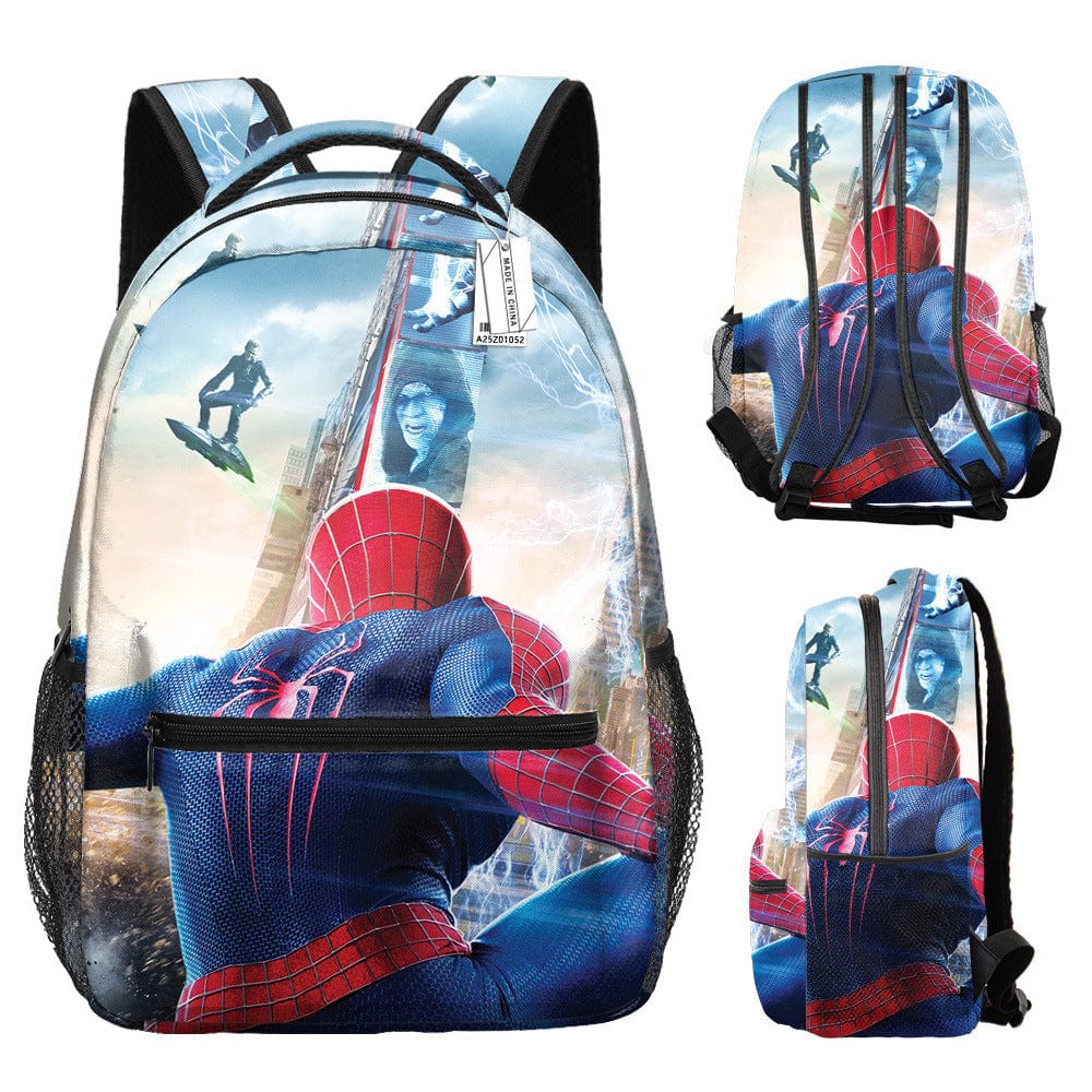 Children's Spiderman Backpack School Bag Superhero Shaped Backpack