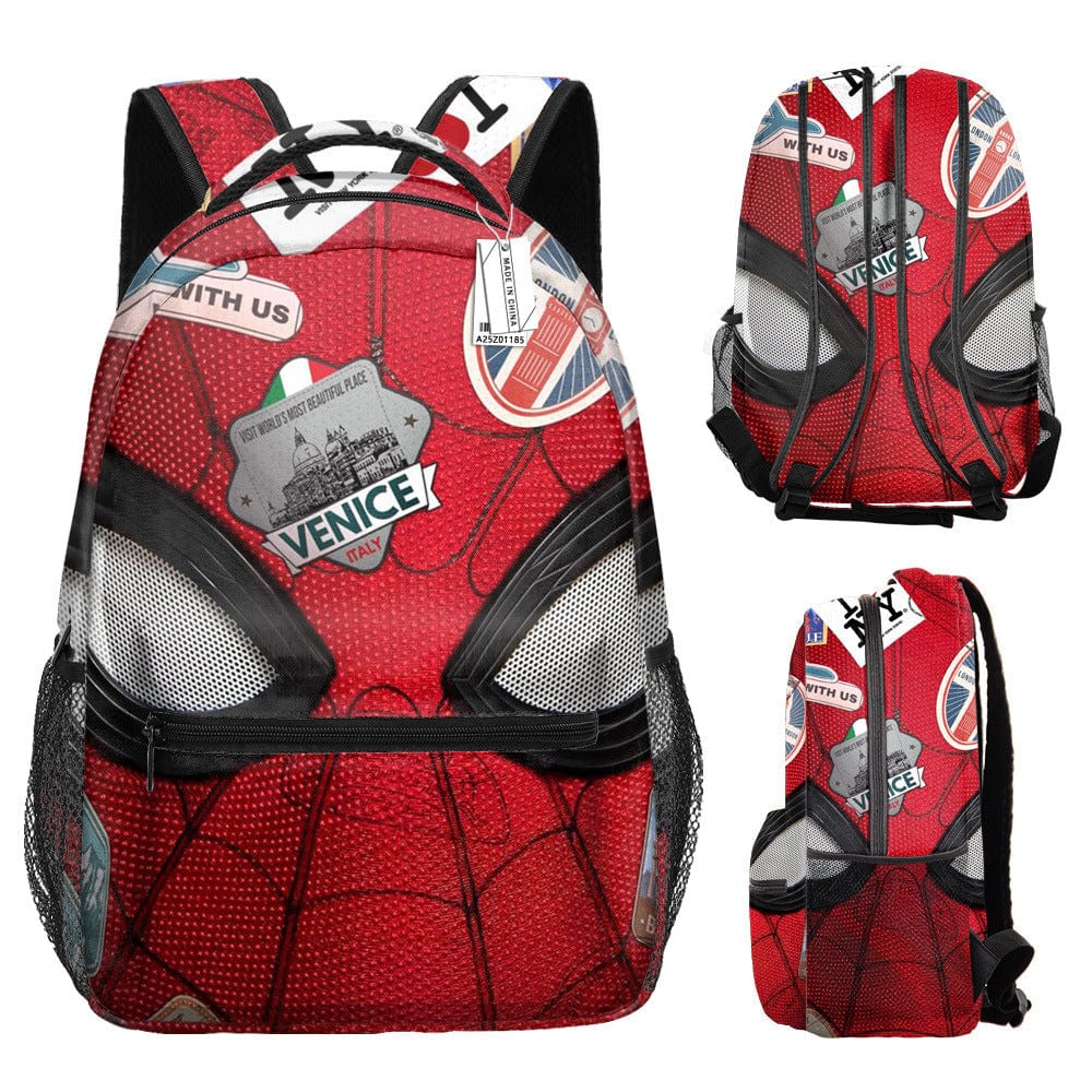 Children's Spiderman Backpack School Bag Superhero Shaped Backpack