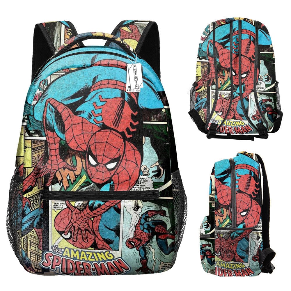 Children's Spiderman Backpack School Bag Superhero Shaped Backpack