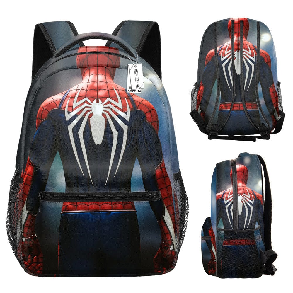 Children's Spiderman Backpack School Bag Superhero Shaped Backpack