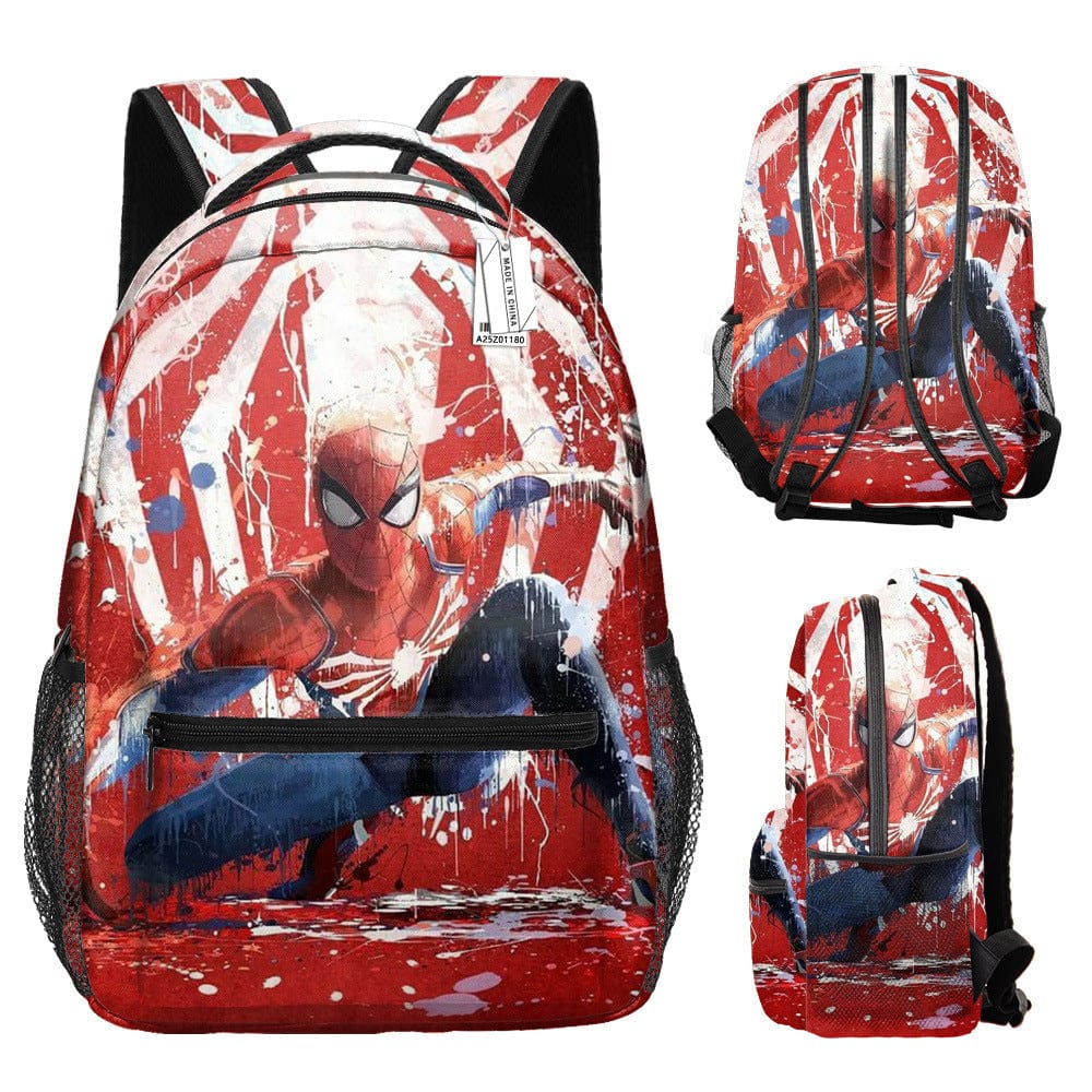 Children's Spiderman Backpack School Bag Superhero Shaped Backpack