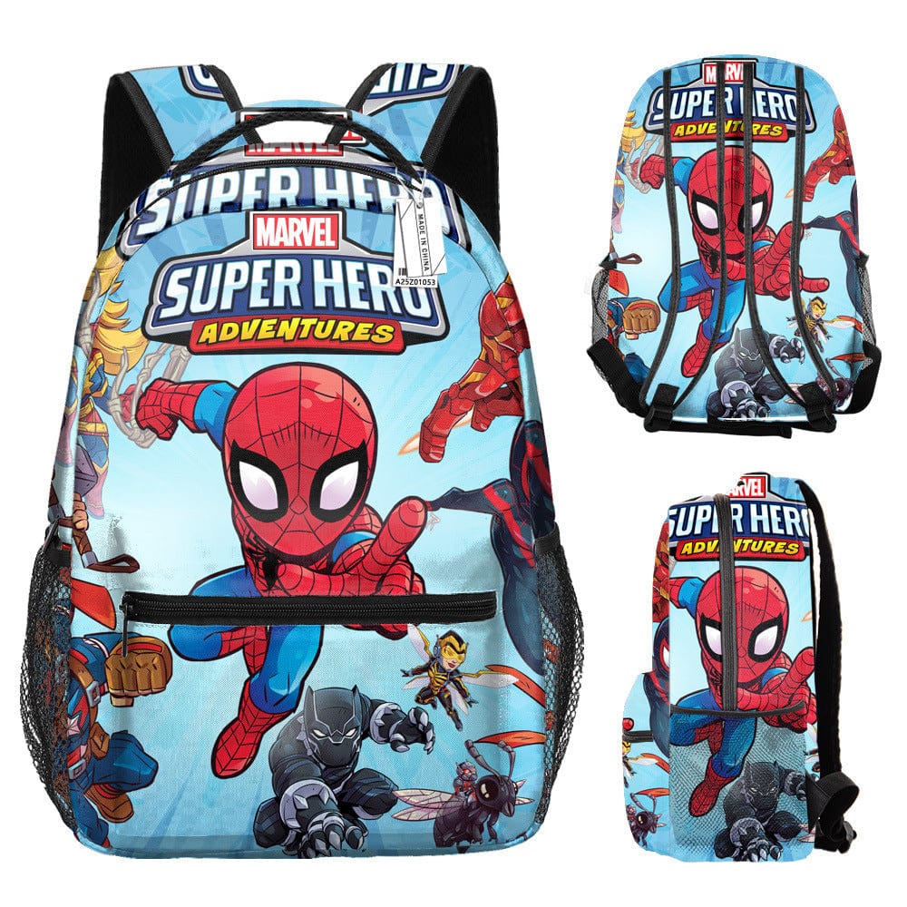 Children's Spiderman Backpack School Bag Superhero Shaped Backpack