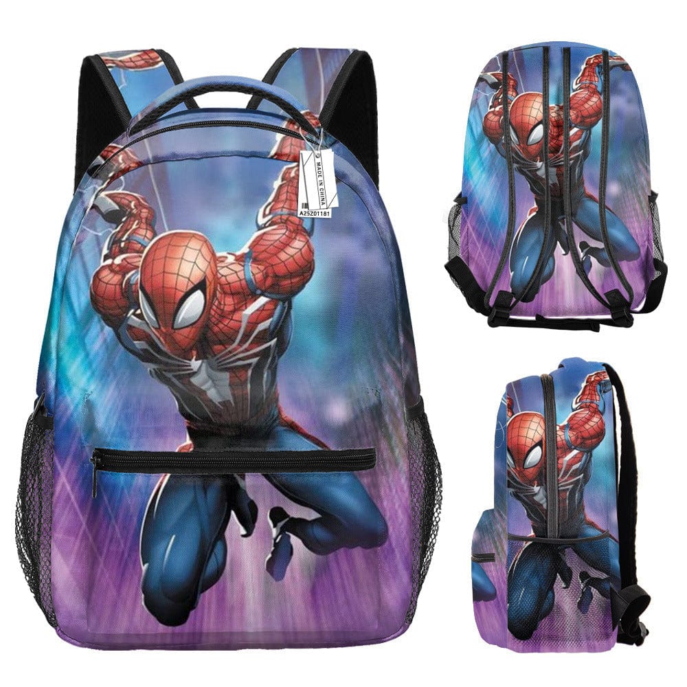 Children's Spiderman Backpack School Bag Superhero Shaped Backpack