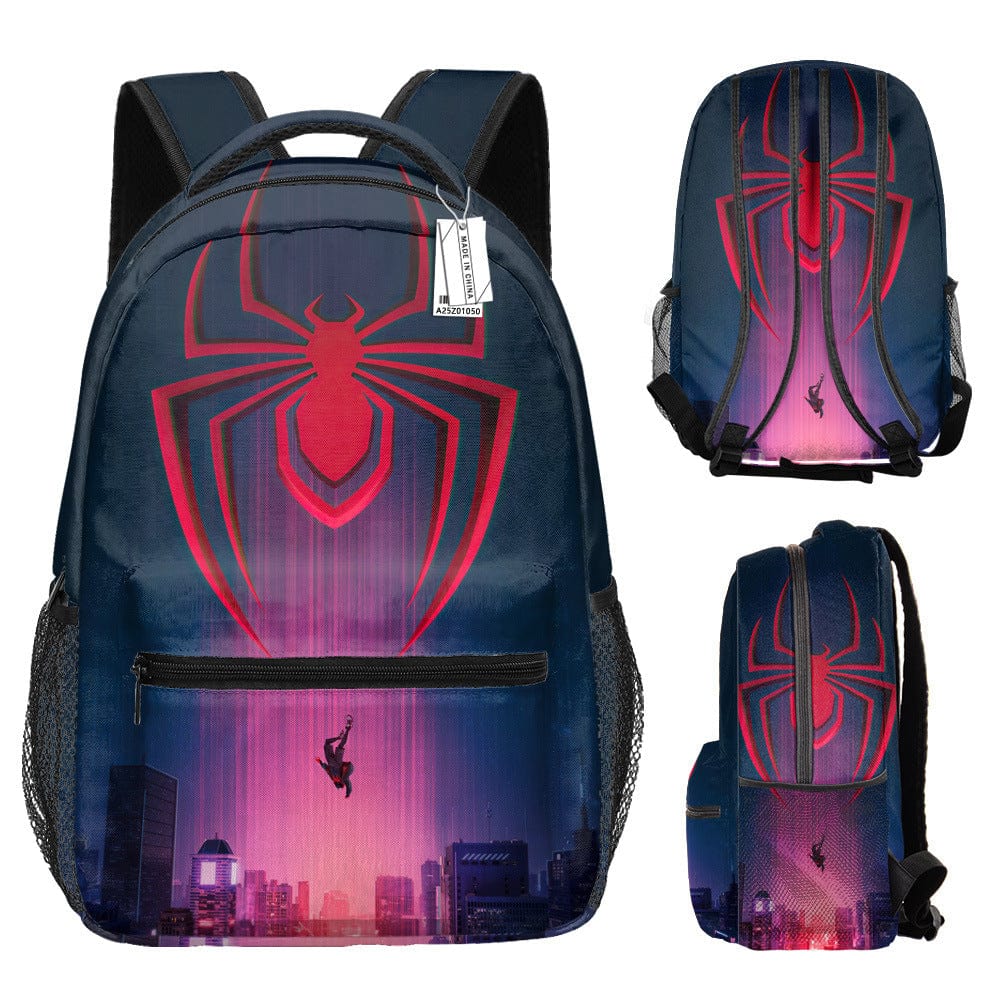 Children's Spiderman Backpack School Bag Superhero Shaped Backpack