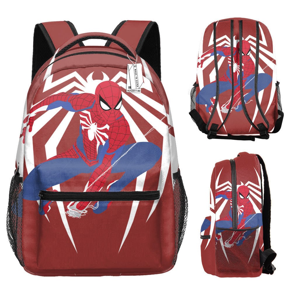 Children's Spiderman Backpack School Bag Superhero Shaped Backpack