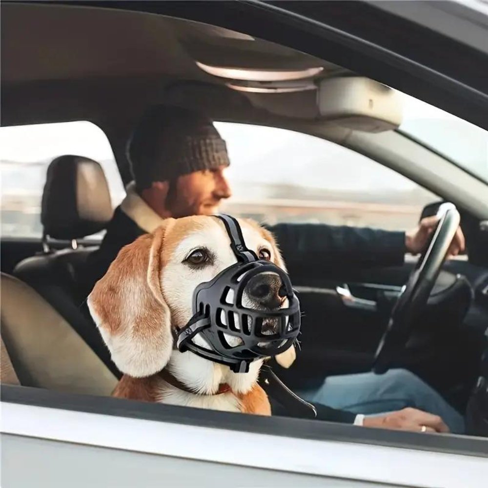 Adjustable Dog Muzzle Safety Canine Muzzle Secure Fit