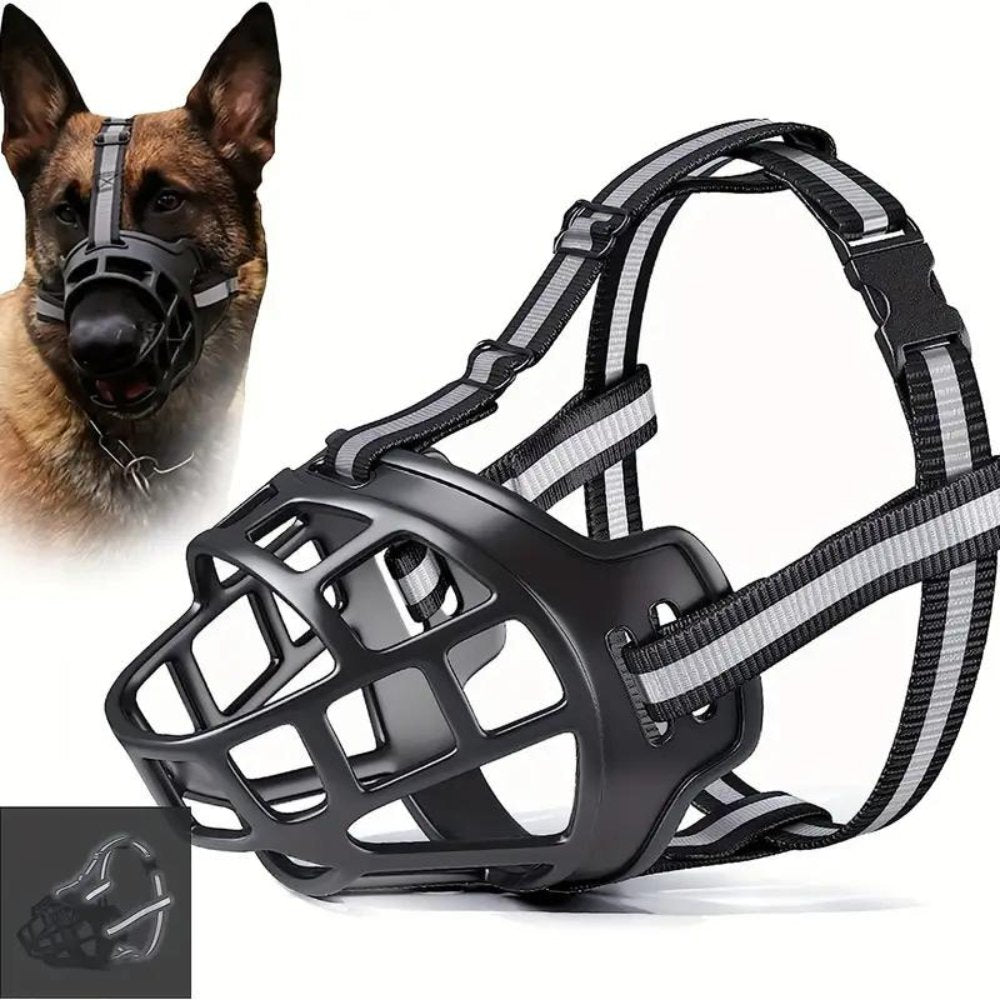 Adjustable Dog Muzzle Safety Canine Muzzle Secure Fit