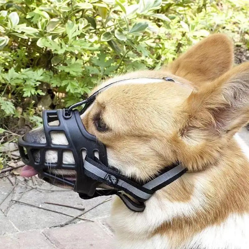 Adjustable Dog Muzzle Safety Canine Muzzle Secure Fit