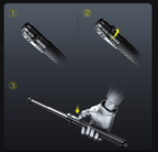 Adjustable Self Defense Stick Baton