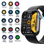 Heart Rate & Blood Pressure Monitor Square Smartwatch Fitness Tracker Watch