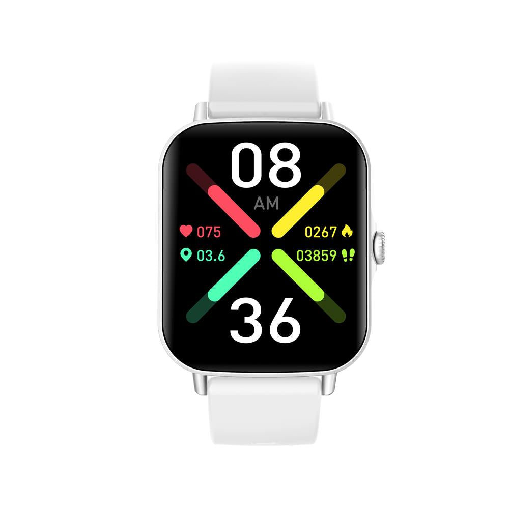 Heart Rate & Blood Pressure Monitor Square Smartwatch Fitness Tracker Watch