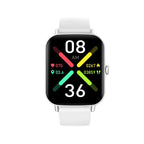 Heart Rate & Blood Pressure Monitor Square Smartwatch Fitness Tracker Watch
