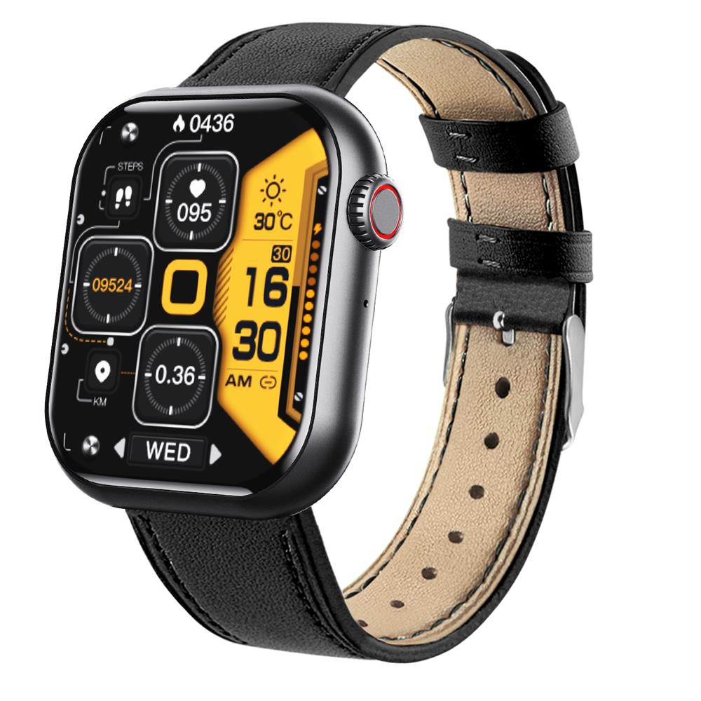 Heart Rate & Blood Pressure Monitor Square Smartwatch Fitness Tracker Watch