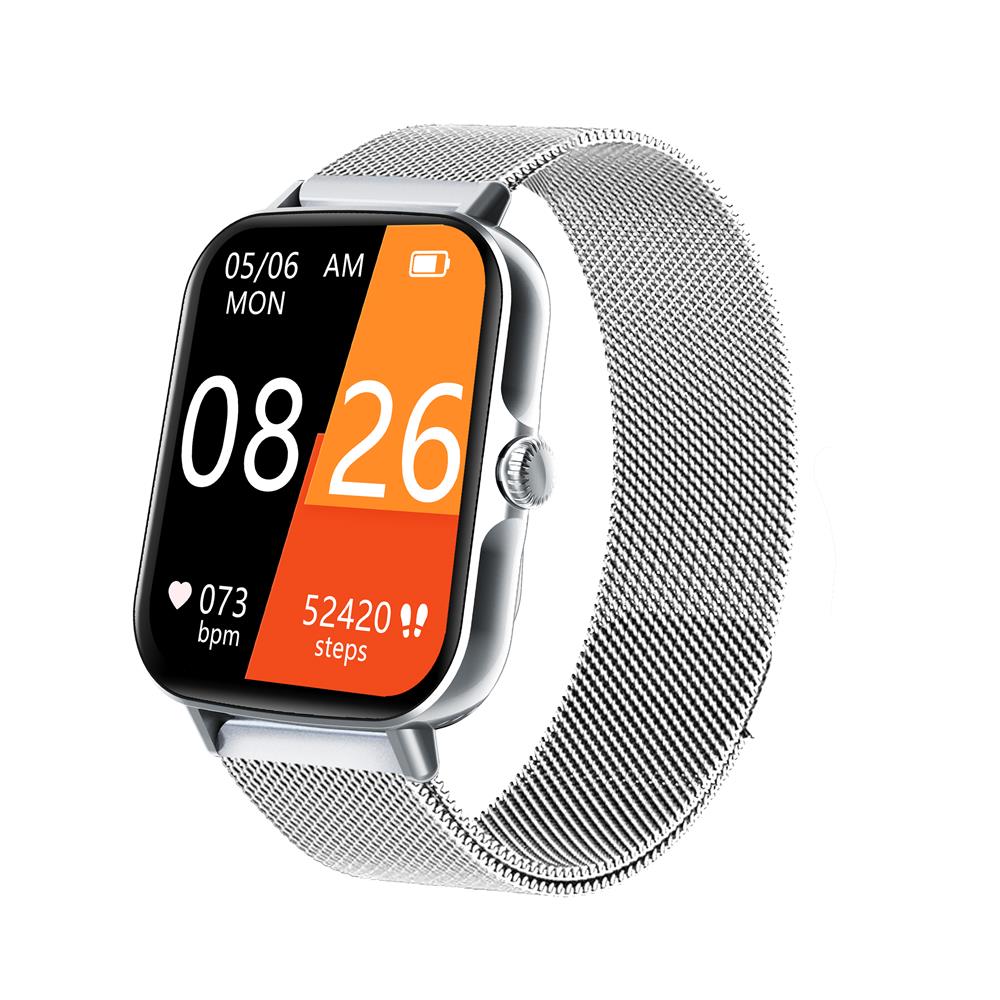 Square Smart Watch Fitness Tracker Heart Rate Blood Pressure Activity Watch