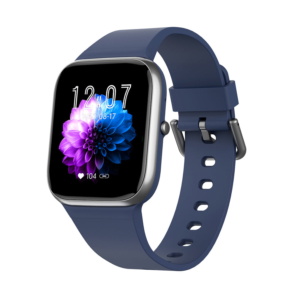 Heart Rate & Blood Pressure Monitor Square Smartwatch Fitness Tracker Watch