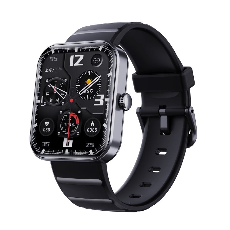 Heart Rate & Blood Pressure Monitor Square Smartwatch Fitness Tracker Watch