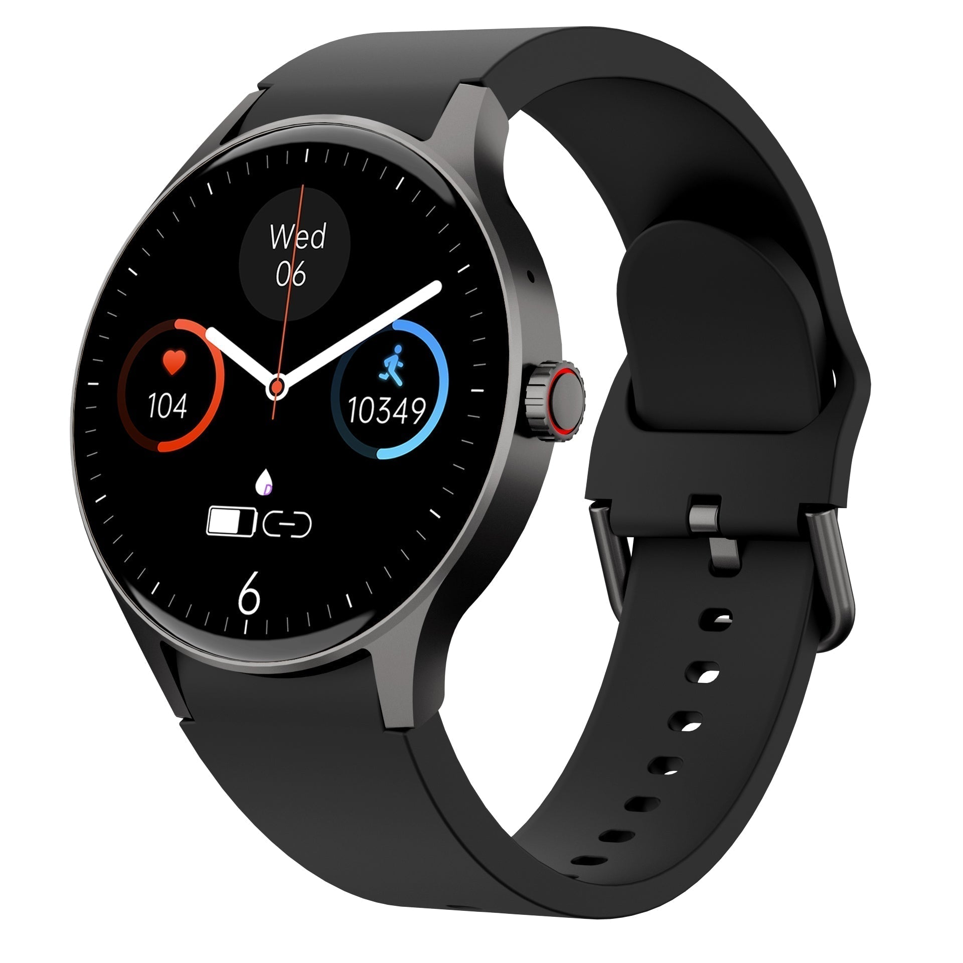 Square Smart Watch Fitness Tracker Heart Rate Blood Pressure Activity Watch