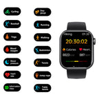 Square Fitness Smart Watch Heart Rate & Blood Pressure Sleep Tracker