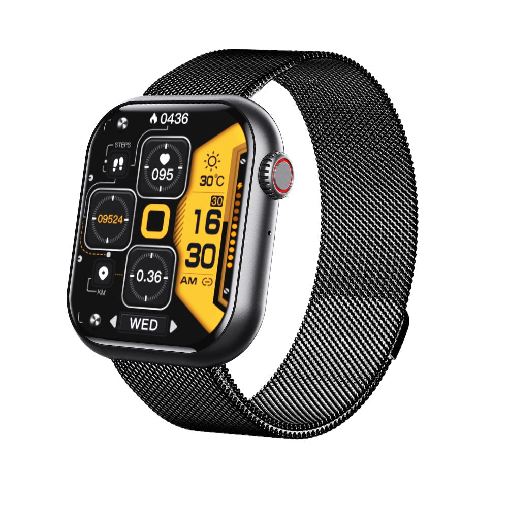 Square Fitness Smart Watch Heart Rate & Blood Pressure Sleep Tracker