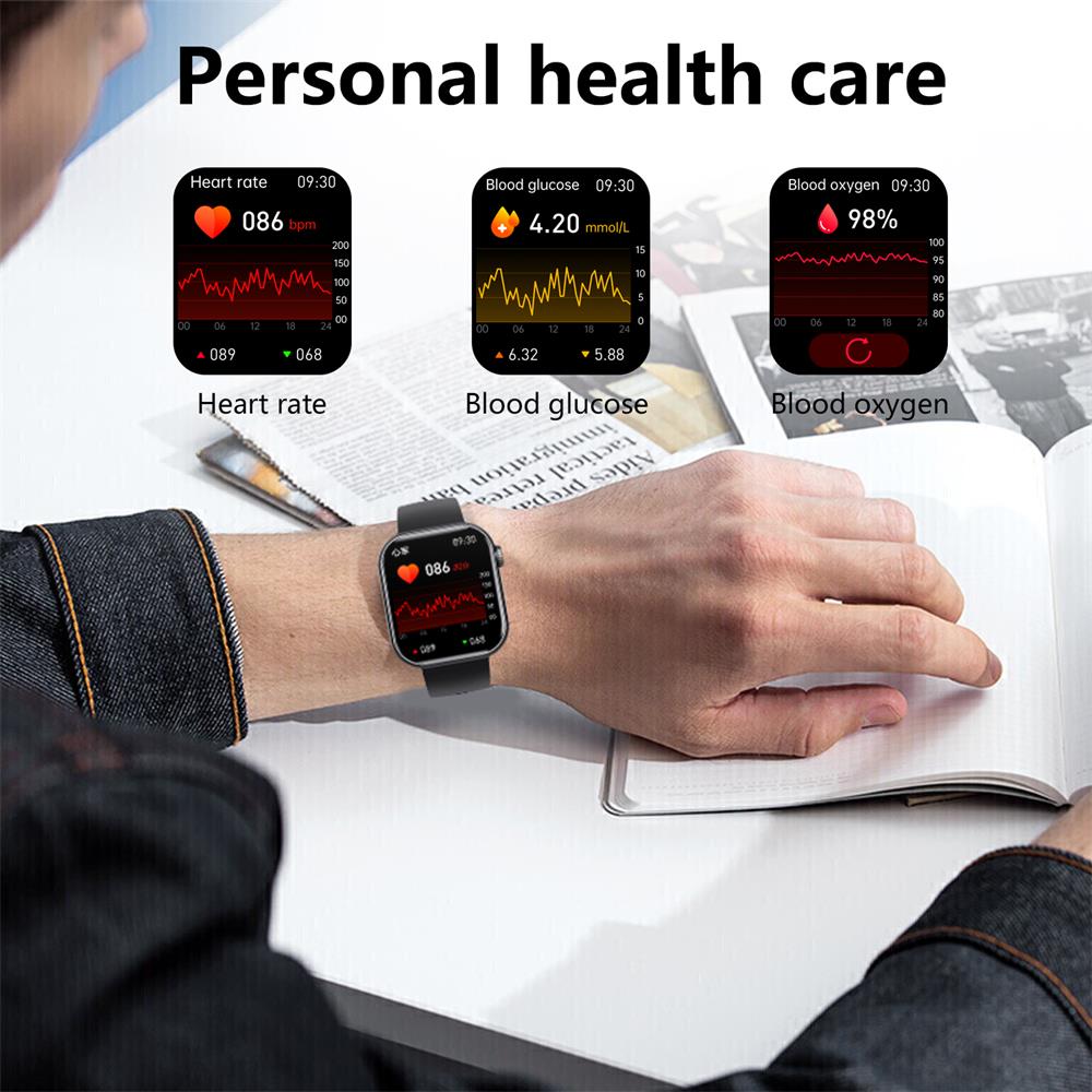 Square Fitness Smart Watch Heart Rate & Blood Pressure Sleep Tracker