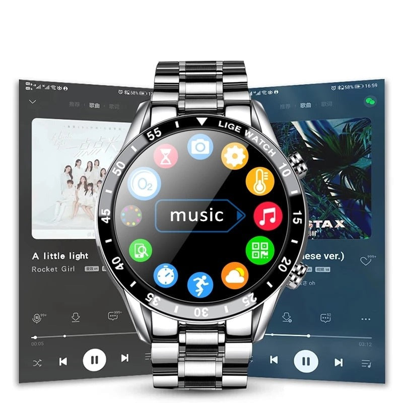 Circular Multi-Functional Smartwatch