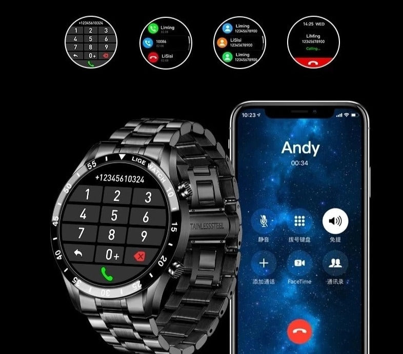 Circular Multi-Functional Smartwatch