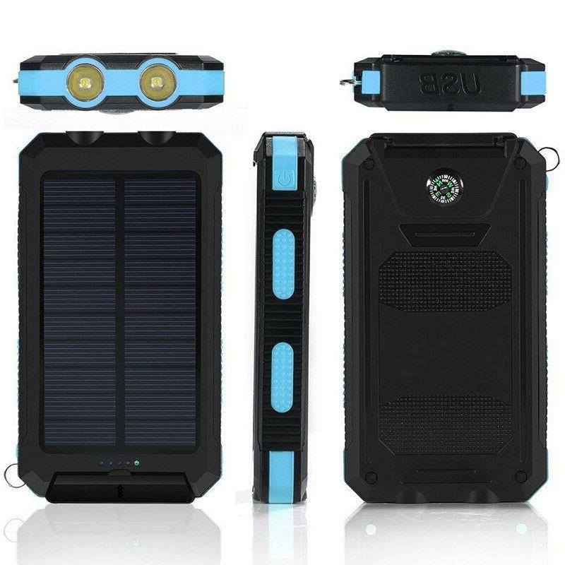 Solar Waterproof Portable Solar Power Bank Charger