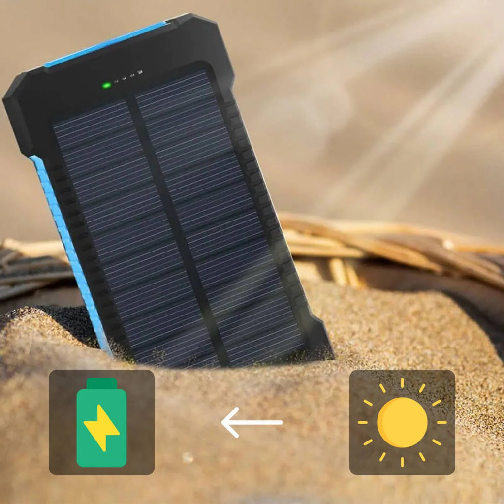 Solar Waterproof Portable Solar Power Bank Charger
