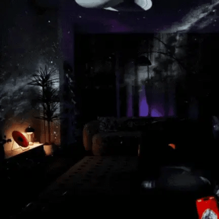 Star Projector Night Light LED Ceiling Lamp for Sky Projection