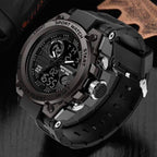 Analog Circular Military Style Sport Wristwatch