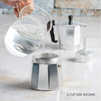 Moka Pot Stovetop Espresso Maker Coffee Brewer Pot