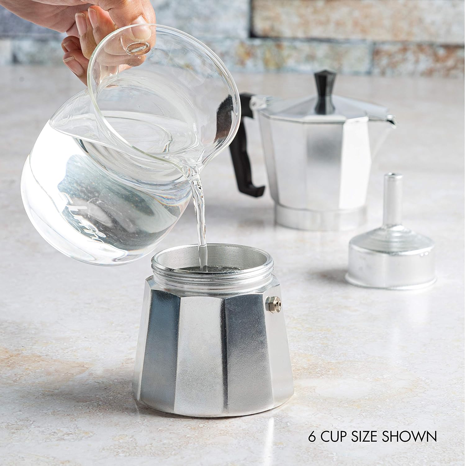 Moka Pot Stovetop Espresso Maker Coffee Brewer Pot