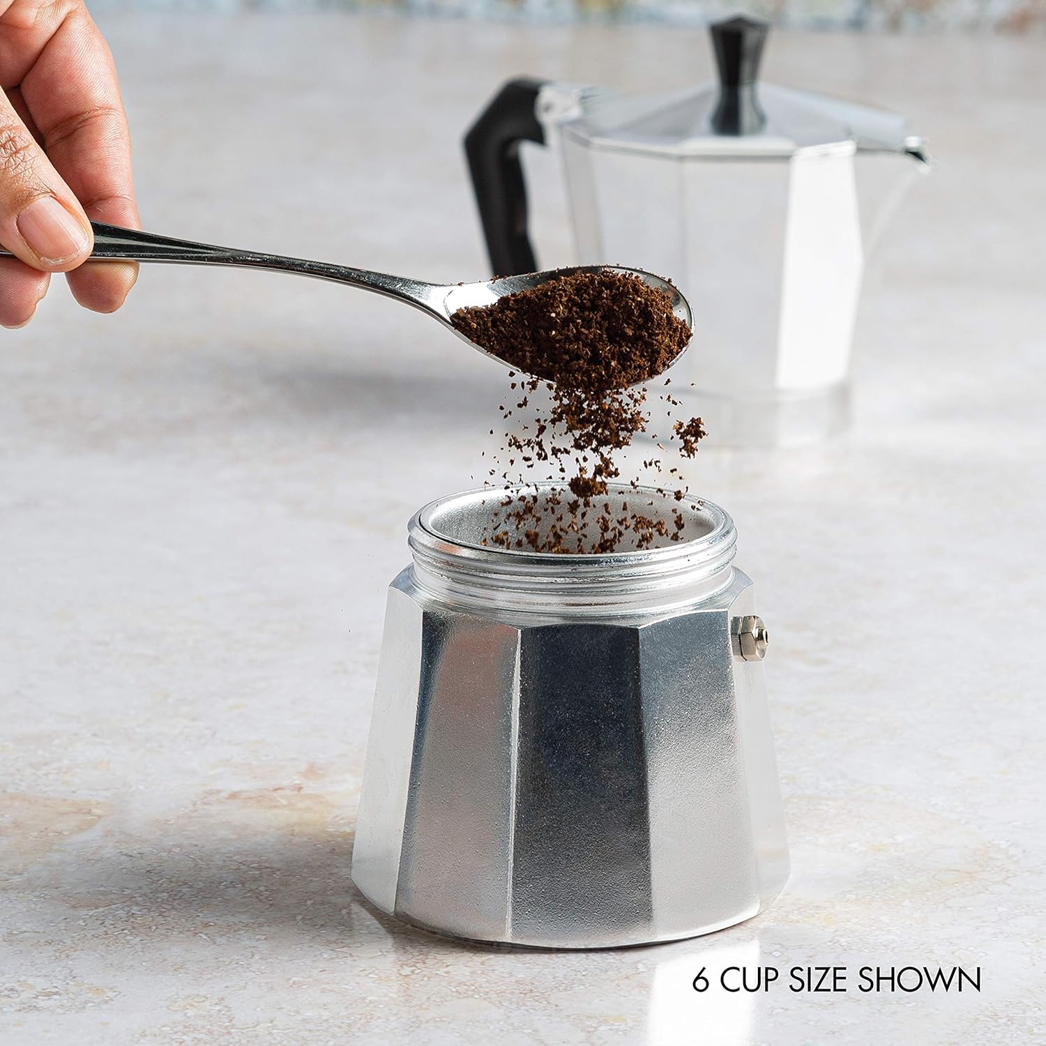 Moka Pot Stovetop Espresso Maker Coffee Brewer Pot