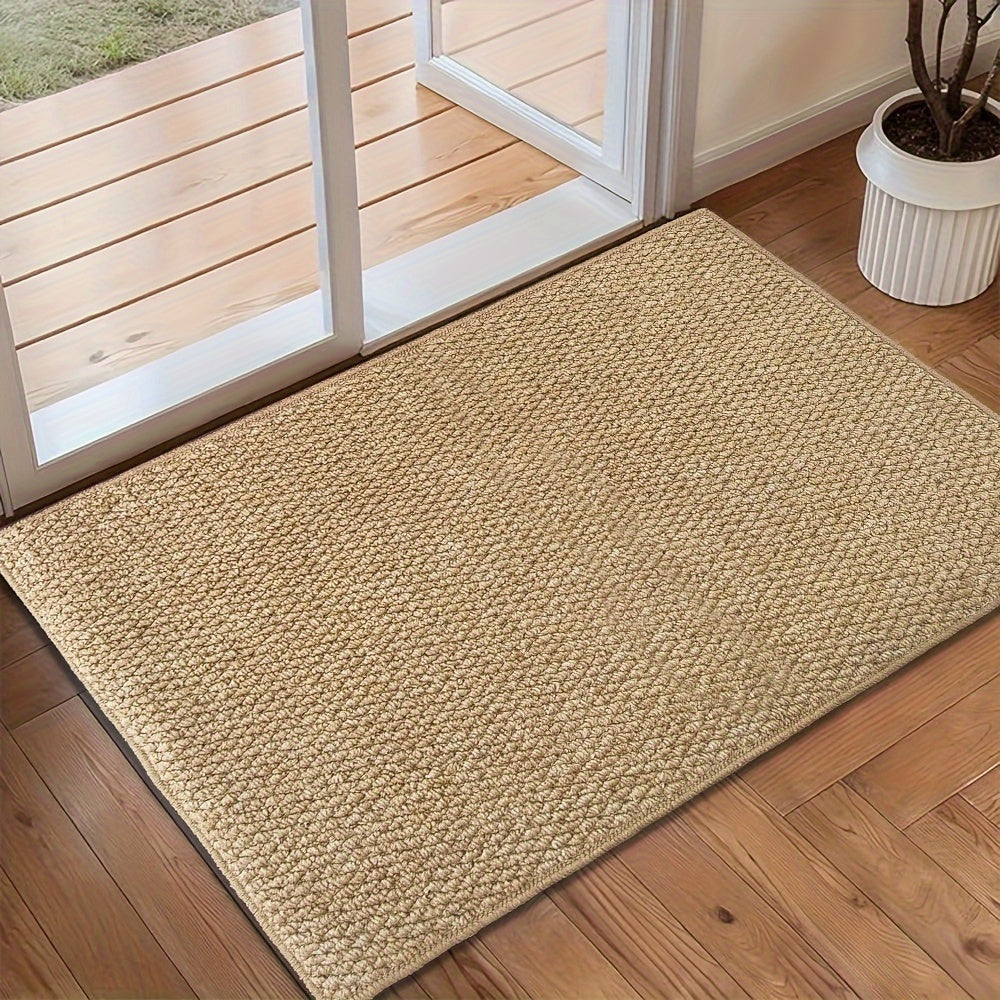 Non-Slip Washable Absorbent Door Mat Indoor Outdoor Rectangular