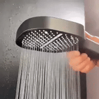High Pressure Round Adjustable Spray Shower Head Bathroom Fixture