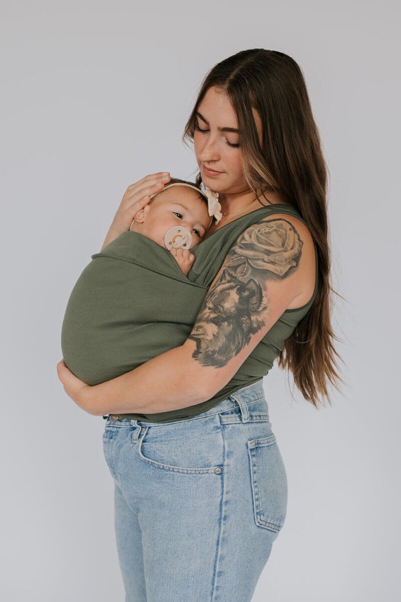Baby Carrier T Shirt Hands Free Babywearing Shirt for Parents