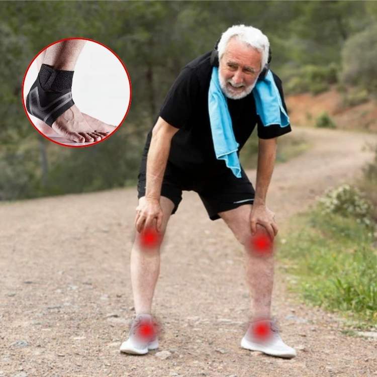 Ankle Compression Support Wrap Brace Therapeutic Sleeve