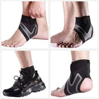 Ankle Compression Support Wrap Brace Therapeutic Sleeve