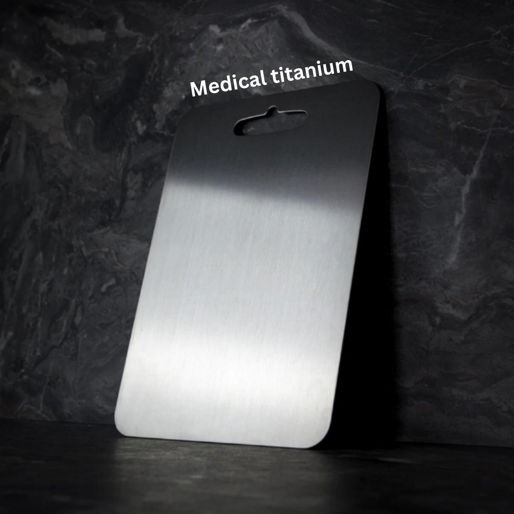 Titanium Square Cutting Board Kitchen Prep Surface