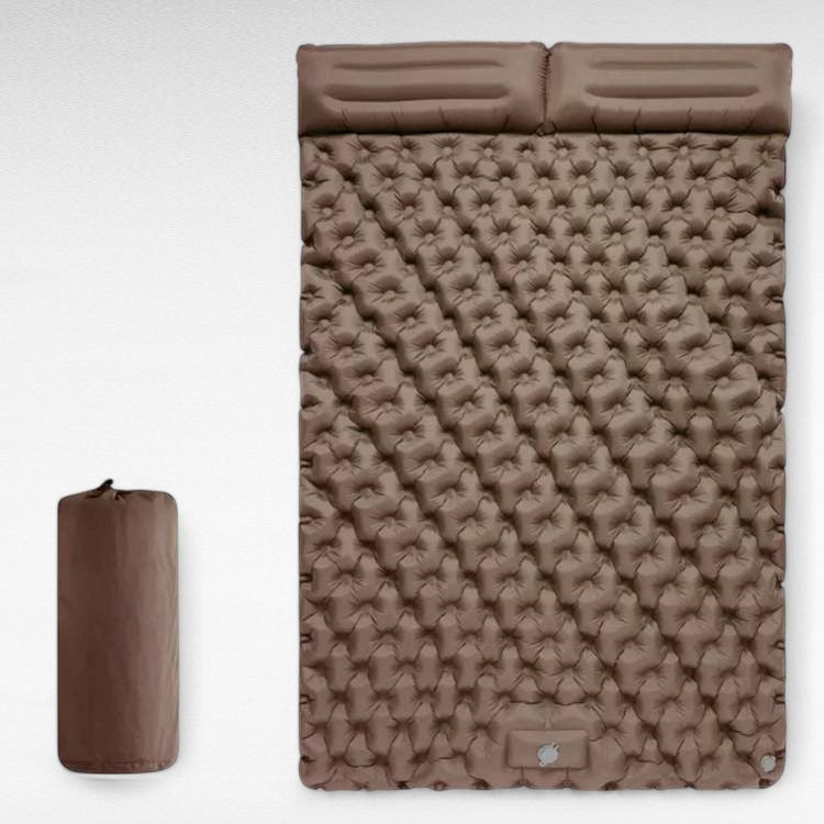 Double Air Mattress Inflatable Camping Sleeping Pad Rugged Lightweight